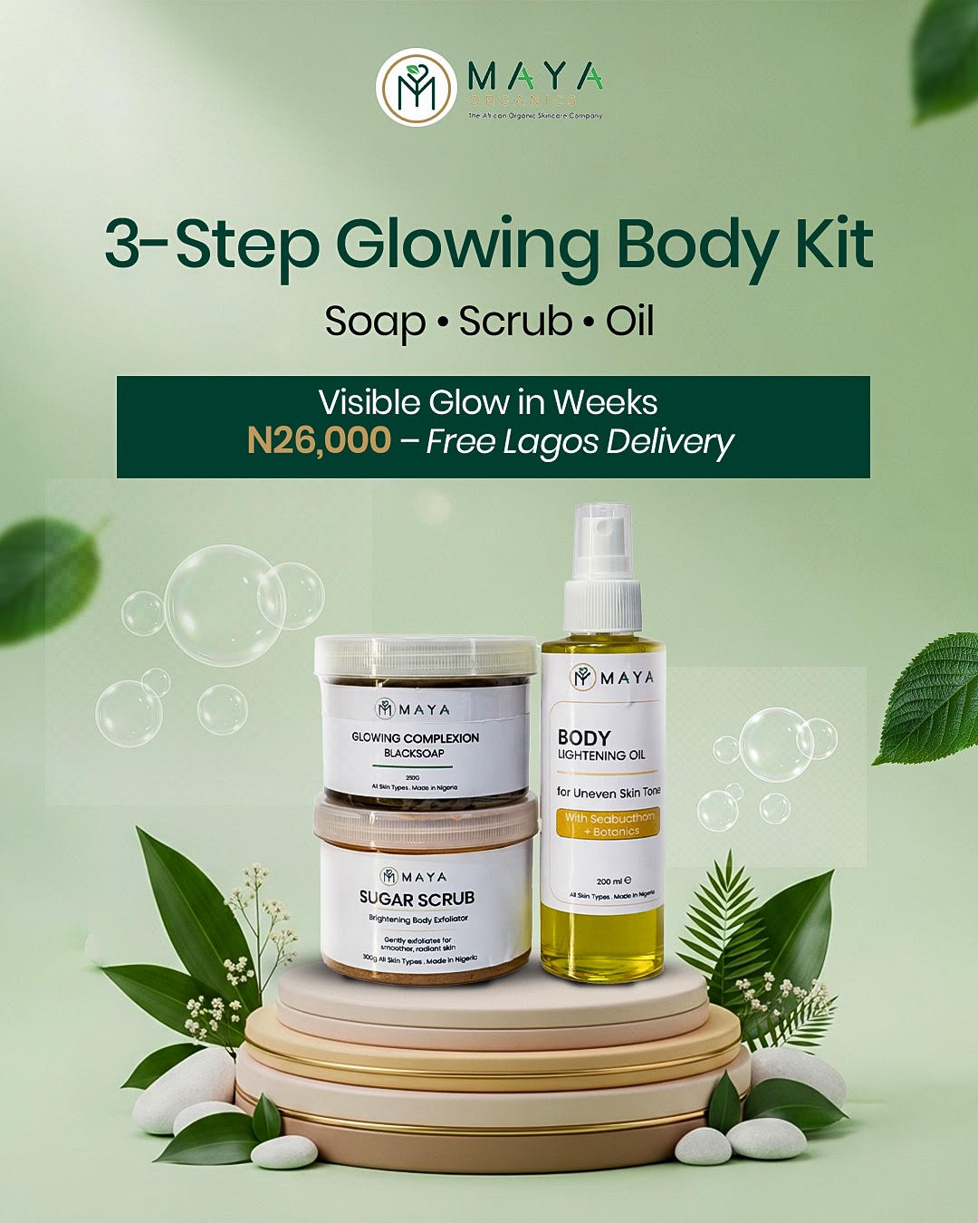 Bestselling Body Glowing Kit